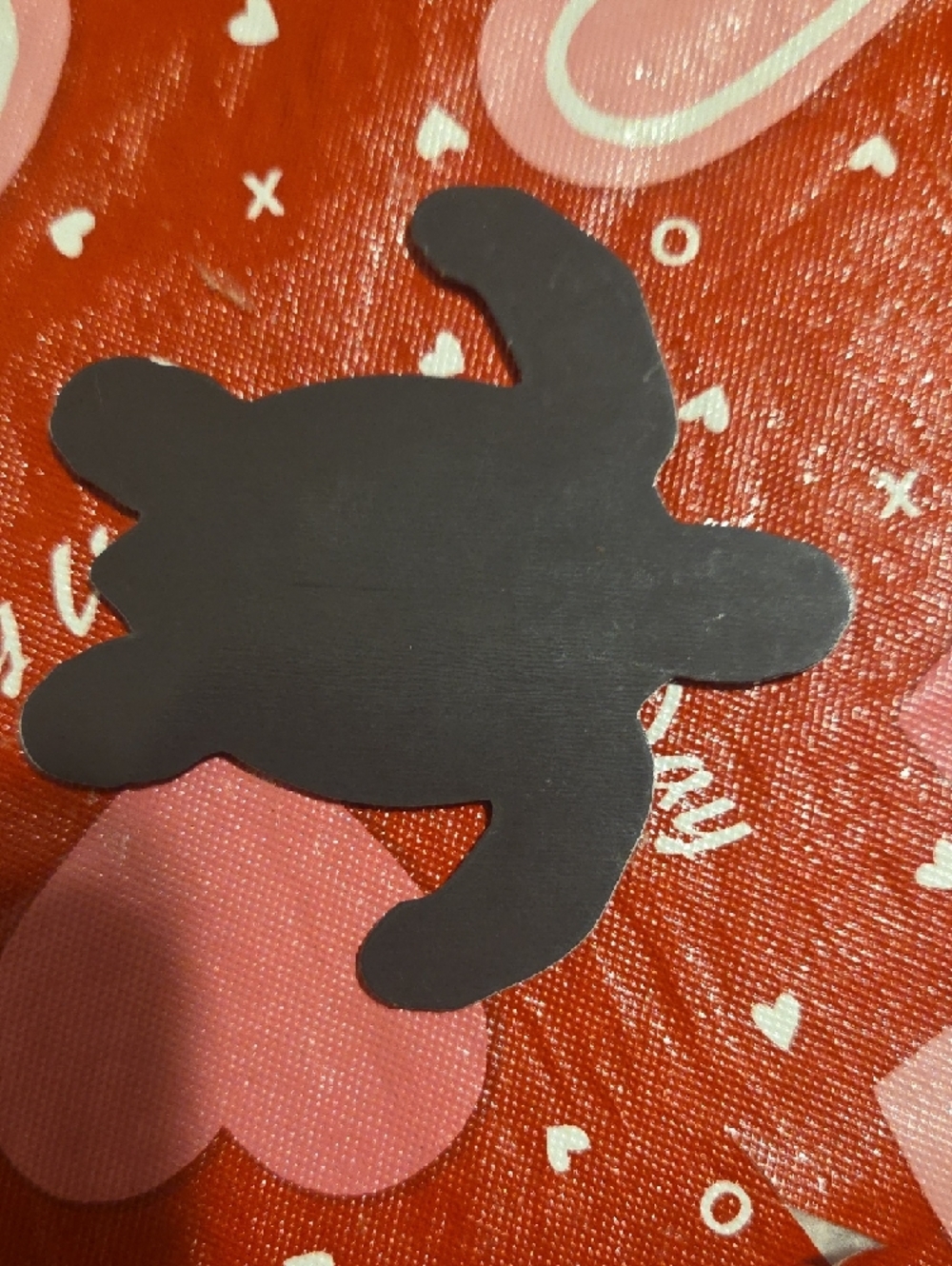 Handmade Rhinestone Turtle Sticker Magnet - Multicolor - Picture 3 of 3